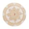 Light Brown Palm Wood Traditional Abstract Wall Decor Set